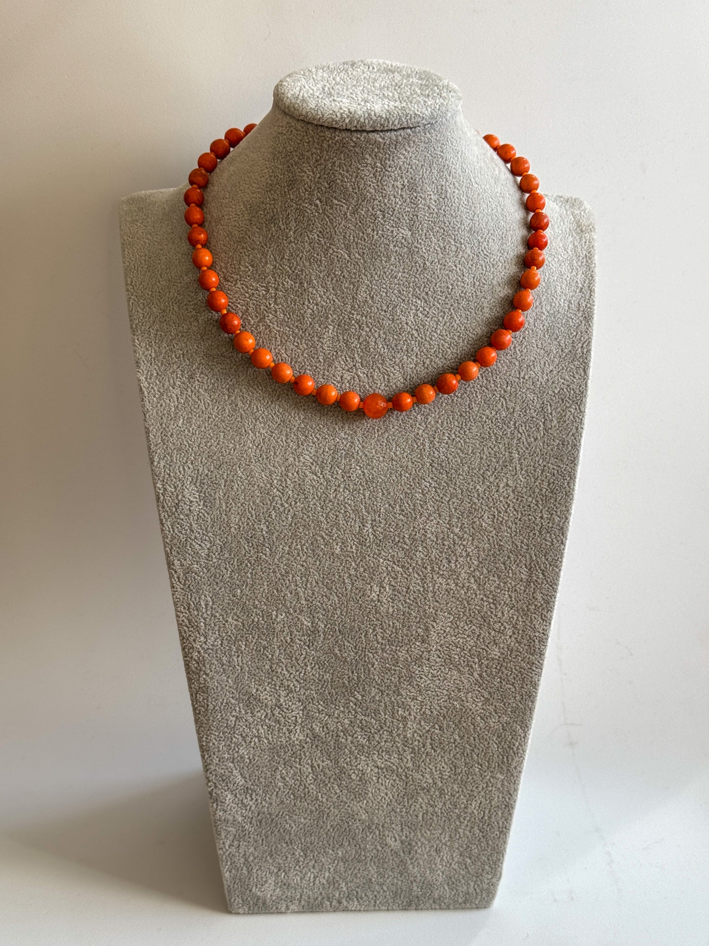 Collar Piedra Naranja